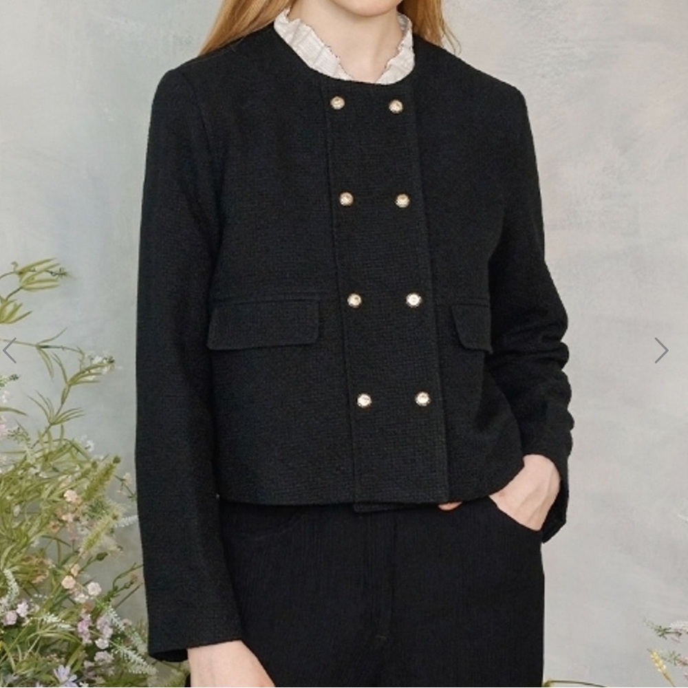 ✨NEW Zara Gold Button Jacket✨ - Picture 8 of 14